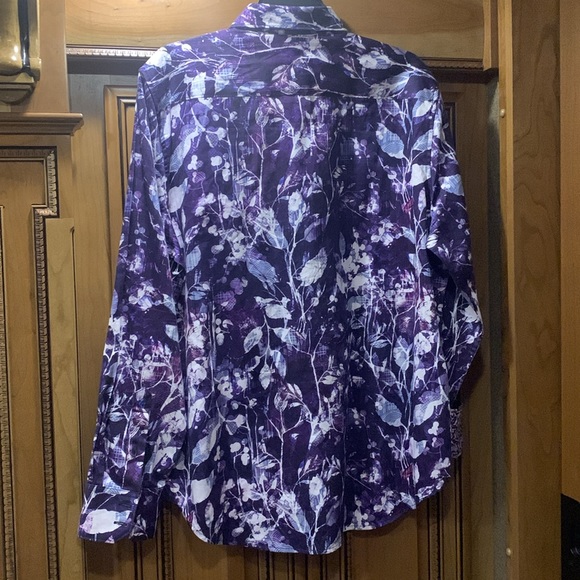 NWOT Robert Graham Sorrell Print Button Down Shirt Size Large - Picture 8 of 11